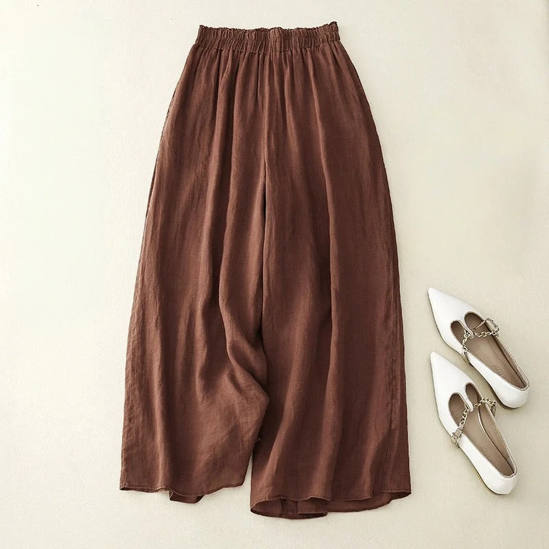 Nicole - Pantalons En Lin Élégants