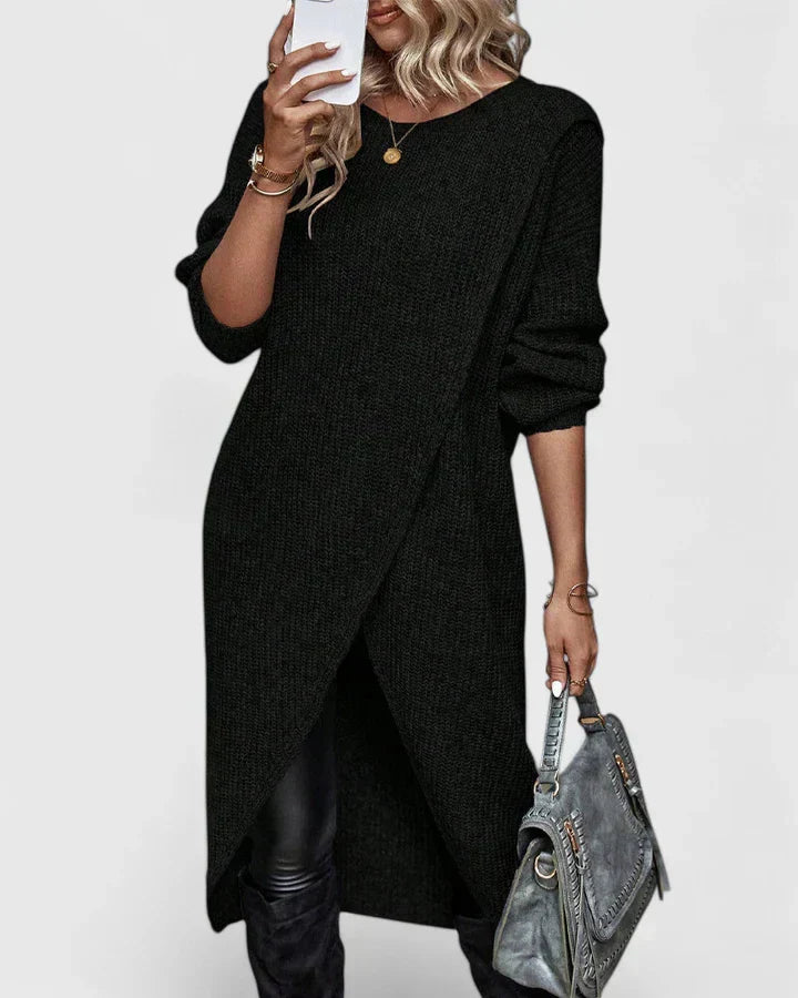 Elsemiek | Robe pull élégante à la coupe droite