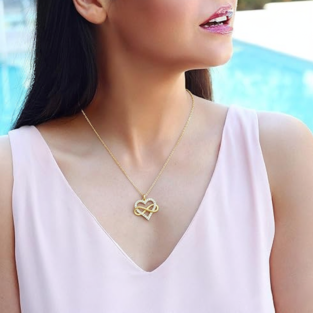 À ma Reine - Collier Cœur Infini