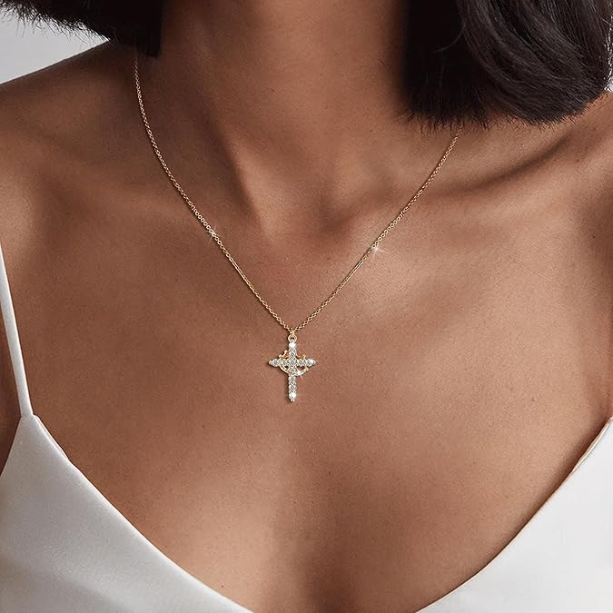 Bloom™ | Collier Croix et Couronne