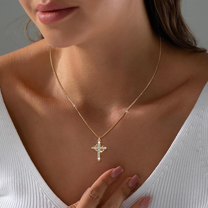 Bloom™ | Collier Croix et Couronne