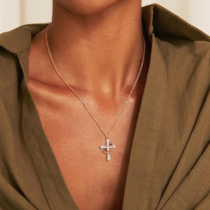 Bloom™ | Collier Croix et Couronne