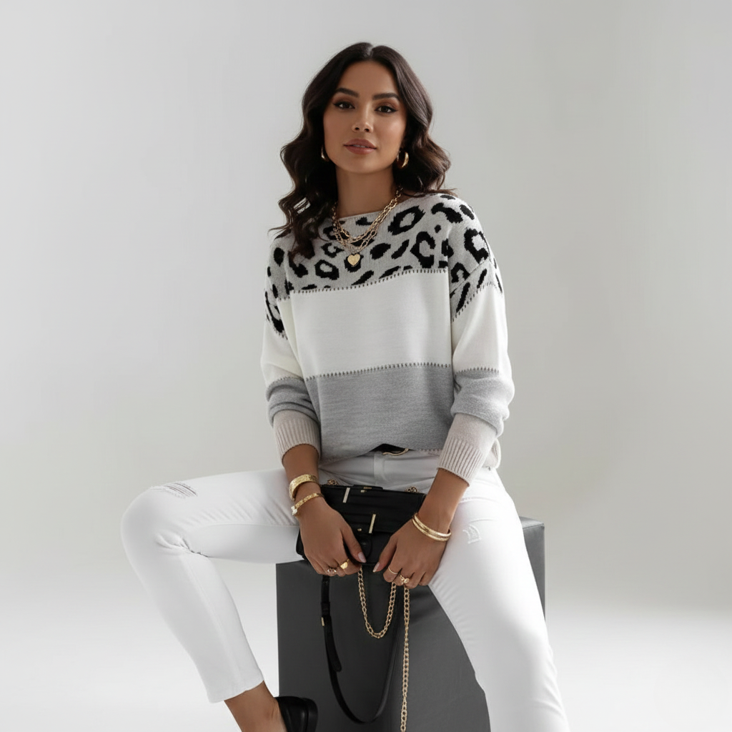 Pull Léopard Élégance