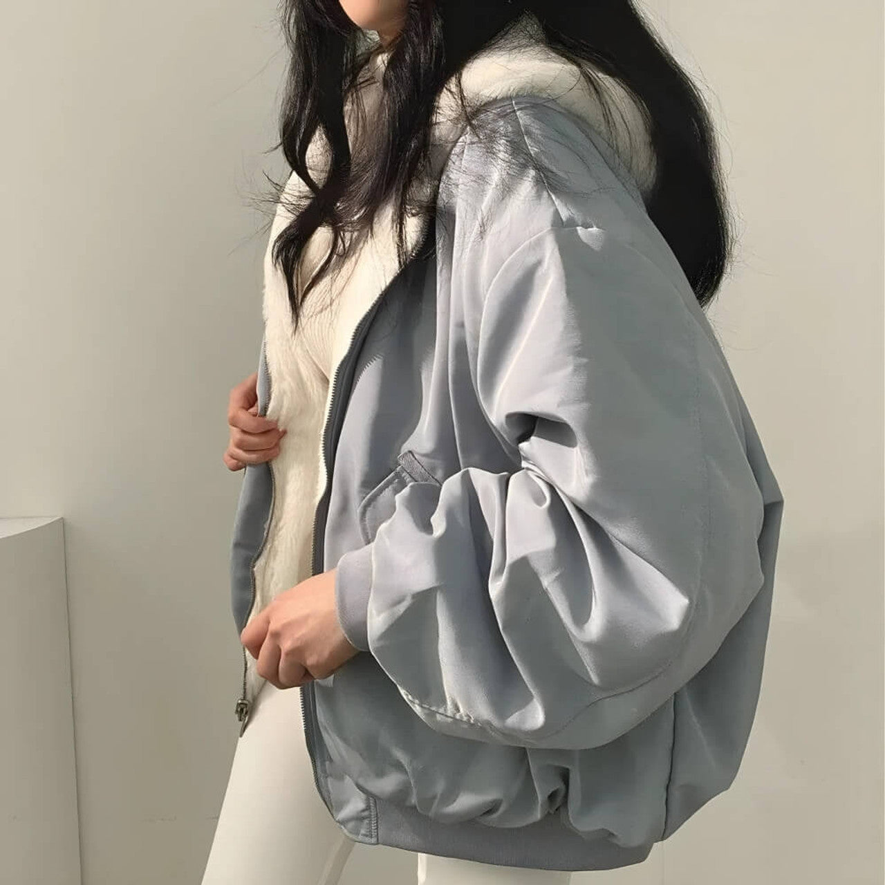 Charlotte™ | Manteau teddy réversible